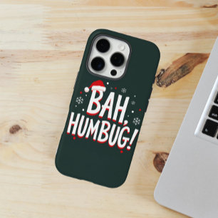 BAH, HUMBUG! fett mit kleinem rotem Weihnachtsmann iPhone 16 Pro Hülle