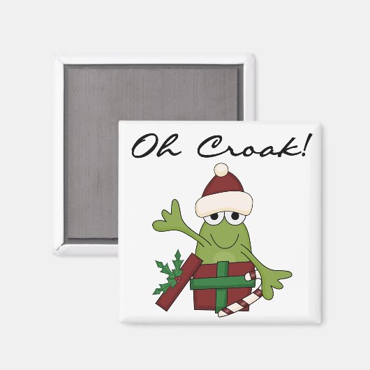 Bah Humbug Frog Weihnachtsgeschenke und Geschenke Magnet (Vorderseite/Rückseite)