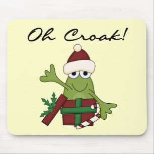Bah Humbug Frog Weihnachtsgeschenke und Geschenke Mousepad