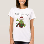Bah Humbug Frog Weihnachtsgeschenke und Geschenke T-Shirt (Vorderseite)