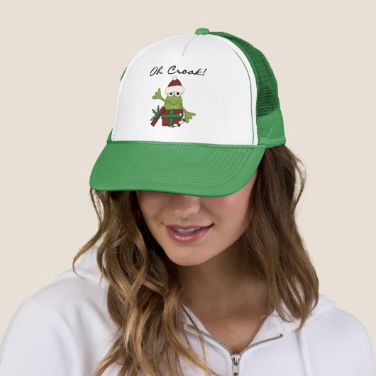 Bah Humbug-Frosch-Weihnachtst-shirts und Truckerkappe (Beispiel)