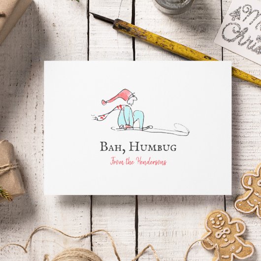 Bah Humbug Funny Viktorianisch Scrooge Weihnachten