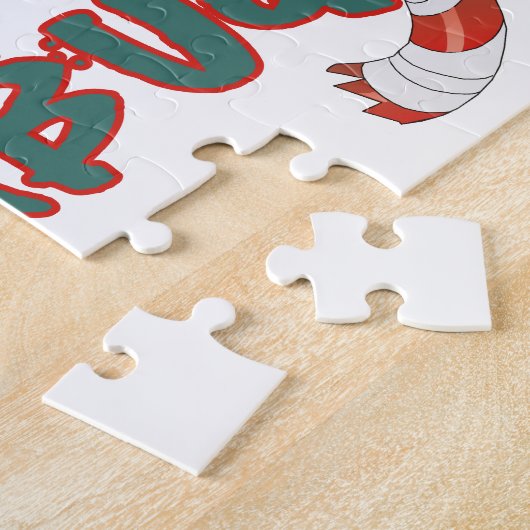 Bah Humbug, gebrochener Zuckerrohr Puzzle (Seite)