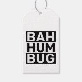 Bah Humbug Geschenkanhänger (Vorderseite)