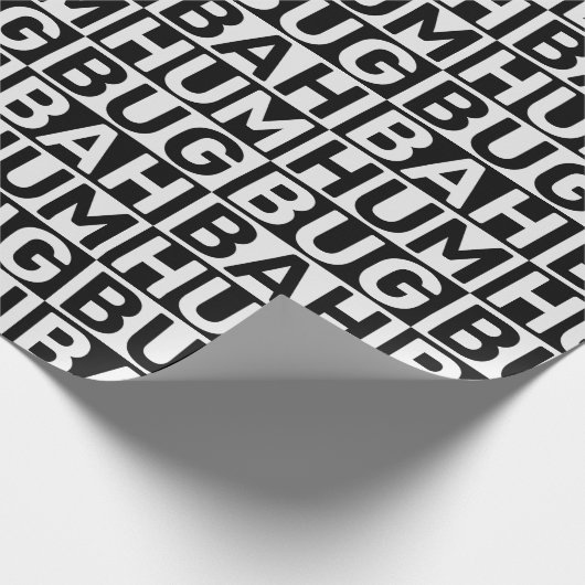 Bah Humbug Geschenkpapier (Ecke)