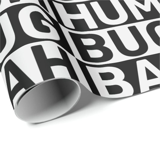 Bah Humbug Geschenkpapier (Rolleneckpunkt)