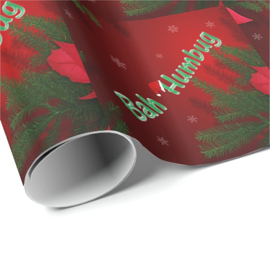 Bah Humbug Geschenkpapier (Rolleneckpunkt)