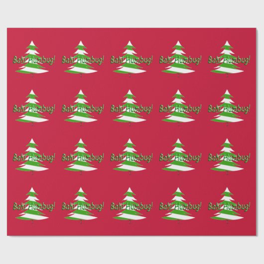 Bah! Humbug! Geschenkpapier (Flach)