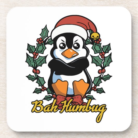 Bah Humbug Getränkeuntersetzer (Vorderseite)
