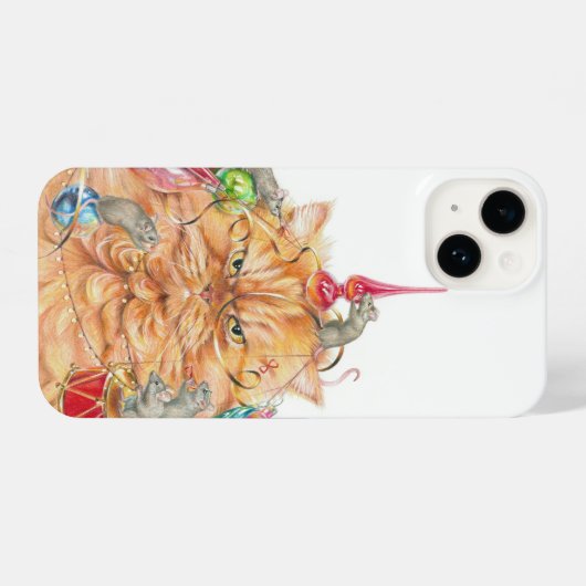 Bah Humbug Hate Christmas Grumpy Cat Disgusted iPhone Hülle (Rückseite (Horizontal))