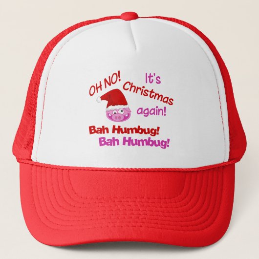BAH HUMBUG-Hut Truckerkappe (Vorderseite)
