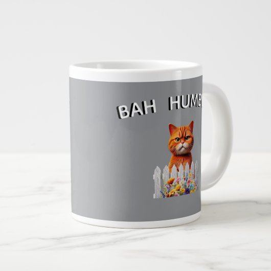 Bah Humbug Jumbo-Tasse (Vorderseite Rechts)