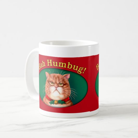 Bah Humbug Kaffeetasse (Vorderseite Links)