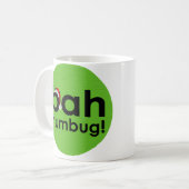 bah Humbug Kaffeetasse (Vorderseite Links)