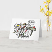 Bah Humbug Karte (Gelbe Blume)