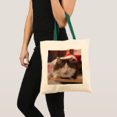 Bah Humbug-Katzen-Tasche Tragetasche (Vorderseite (Produkt))
