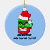 Bah Humbug! Keramik Ornament (Hinten)