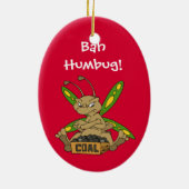 Bah Humbug! Keramik Ornament (Hinten)