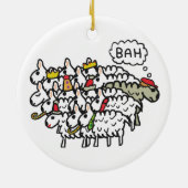 Bah Humbug Keramik Ornament (Hinten)