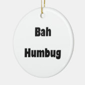 Bah Humbug Keramik Ornament (Links)