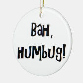 bah humbug keramik ornament (Links)