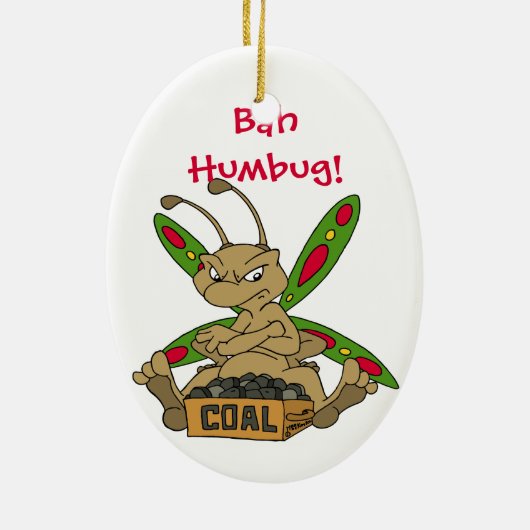 Bah Humbug! Keramikornament (Hinten)