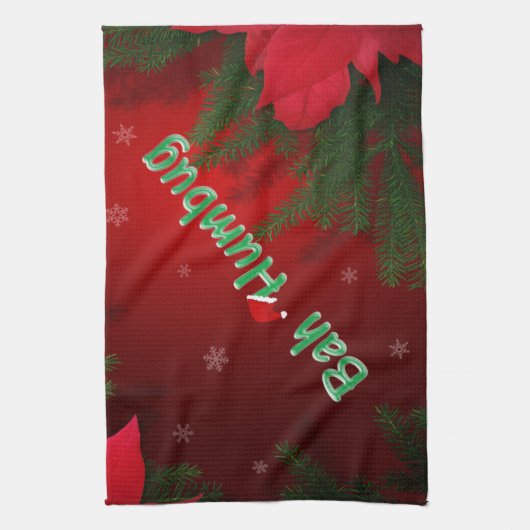 Bah Humbug Küchentuch (Vertikal)