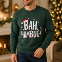 Bah Humbug Lustig Sarkastisch Mürrisch Weihnachten