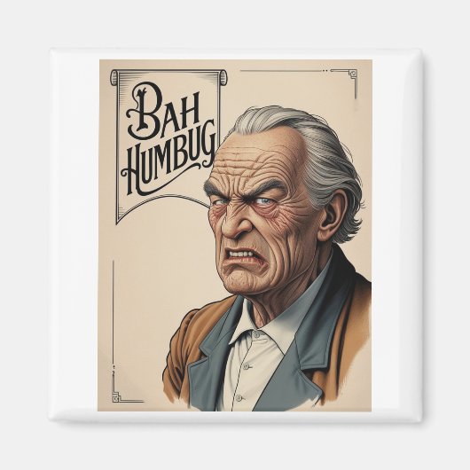 Bah Humbug! Magnet (Vorne)