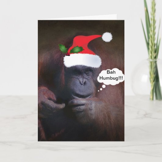 BAH HUMBUG!!! MIT EINER FEIERTAGSKARTE (Vorderseite)