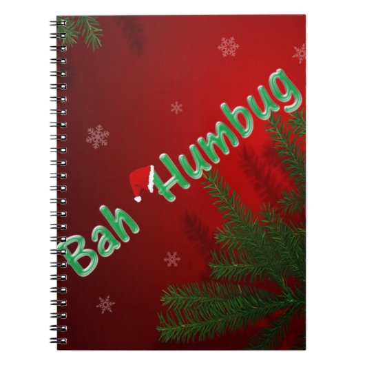 Bah Humbug Notizblock (Vorderseite)