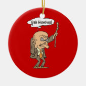 Bah Humbug Old Man Keramik Ornament (Vorne)