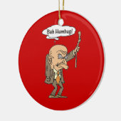 Bah Humbug Old Man Keramik Ornament (Links)