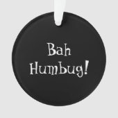 Bah Humbug Ornament (Vorderseite)