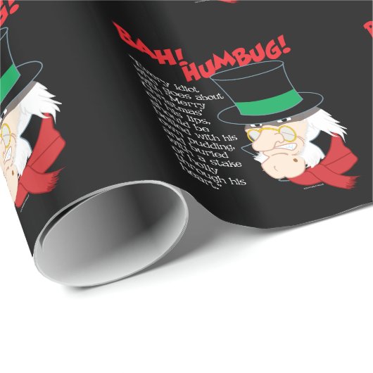 BAH HUMBUG-Packpapier! Geschenkpapier (Rolleneckpunkt)