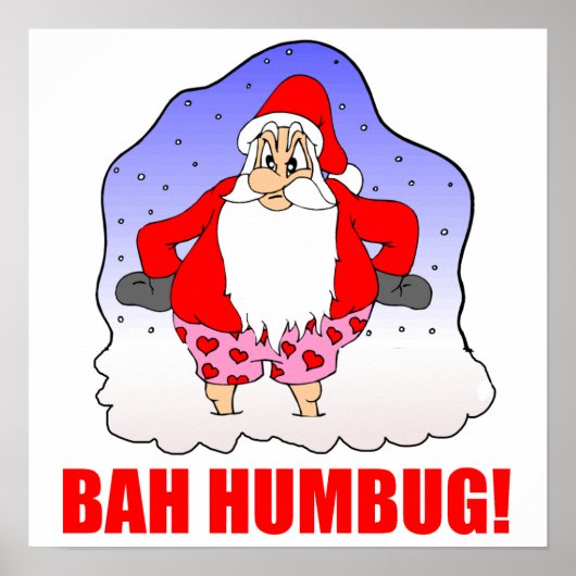 Bah Humbug Poster (Vorne)