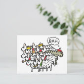 Bah Humbug Postkarte (Stehend Vorderseite)