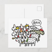 Bah Humbug Postkarte (Vorne/Hinten)