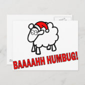 Bah Humbug! Postkarte (Vorne/Hinten)