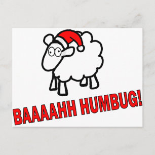 Bah Humbug! Postkarte