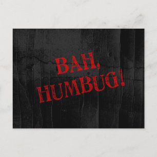 Bah Humbug Postkarte