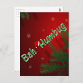 Bah Humbug Postkarte (Vorne/Hinten)