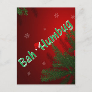 Bah Humbug Postkarte