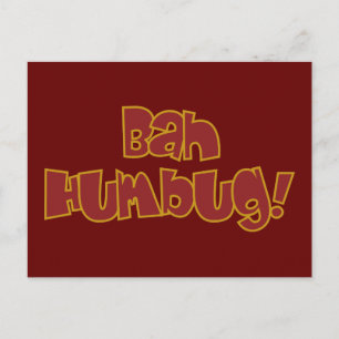 BAH HUMBUG! Postkarte