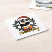 Bah Humbug Rechteckiger Pappuntersetzer (angewinkelt)