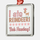 Bah Humbug Reindeer Silbernes Ornament (Links)