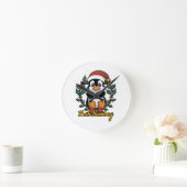 Bah Humbug Runde Wanduhr (Zuhause)