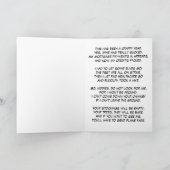 Bah! Humbug! Santa Feiertagskarte (Innenseite)