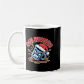 Bah Humbug Santa's Coffee Mug Sarcastic Christmas Kaffeetasse (Links)