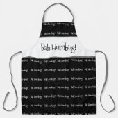 Bah humbug Schürze (Vorderseite)